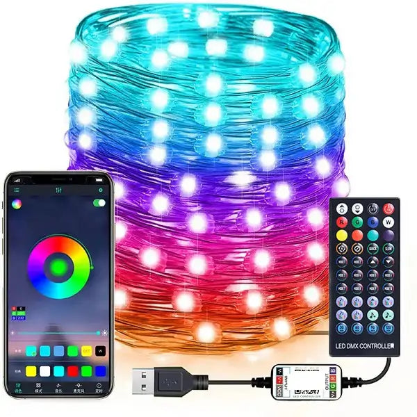 Pametne LED Bluetooth sijalice za jelku 10m