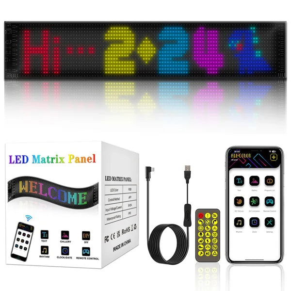 Led Matrix Panel Bluetooth - Led traka za reklamu ili automobil