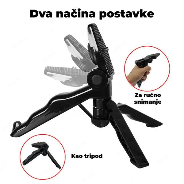 Oprema za snimanje videa za telefon – Tripod, LED, mikrofon