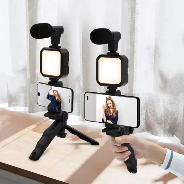 Oprema za snimanje videa za telefon – Tripod, LED, mikrofon